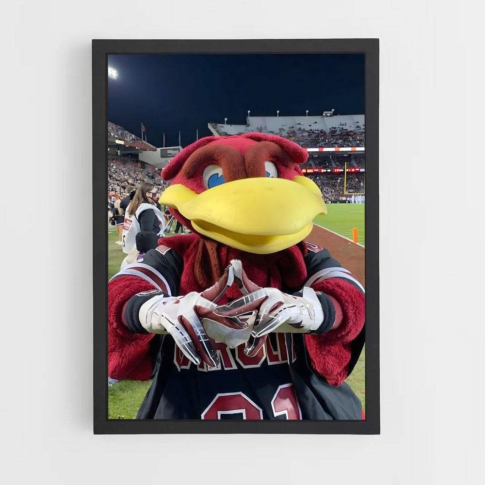 Poster Gamecock Fury – affiche Baseball (vue 2)